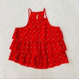 Abercombie & Fitch Orange top.